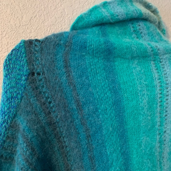 Free People “Cloud Kicker” Blue Alpaca Crop Sweater- XS/S - Picture 7 of 14